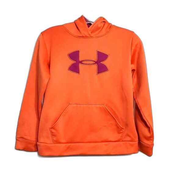 Under Armour Other - Under Armour Storm Youth Medium Orange & Purple Hoodie